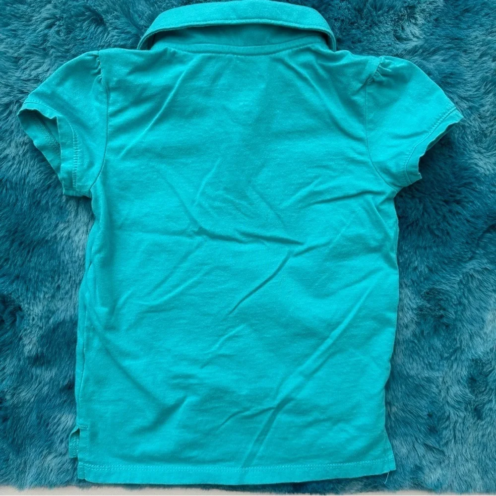 OshKosh Toddler Girl Short Sleeve Polo Shirt Size 3T